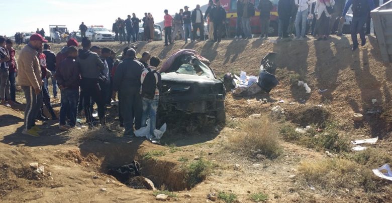 عاجل القصرين وفاة 4 معلمات وطفلة في حادث مرور مروع