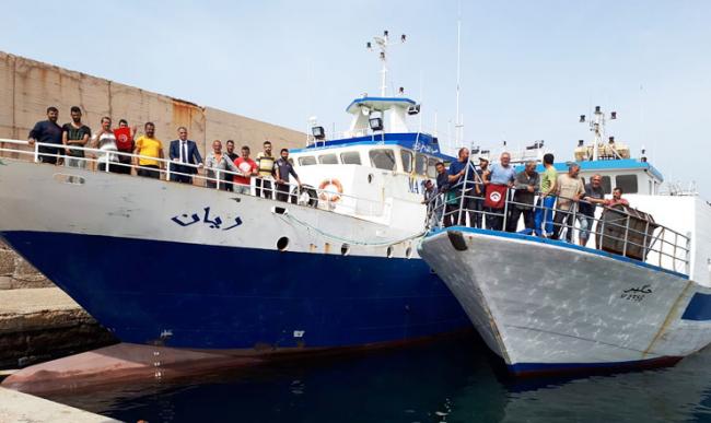 الآن إطلاق سراح البحارة التونسيين المحتجزين في ليبيا