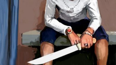 جبل الجلود أخطر منفذ «براكاجات» بسيف كبير الحجم في قبضة الأمن