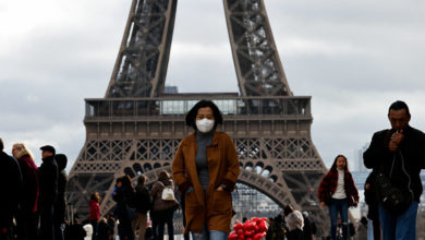 فرنسا تسجل نحو 9 آلاف إصابة بفيروس كورونا في حصيلة يومية قياسية