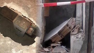 العاصمة سقوط سقف منزل على زوجين