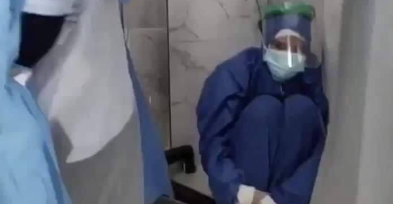 مصر فيديو صادم يظهر وفاة مرضى الكورونا بمستشفى العزل بالحسينية