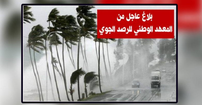 الرصد الجوي 12 ولاية معنية بالأمطار الغزيرة الساعات القادمة